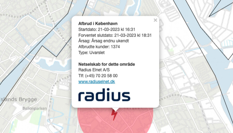 Du kan følge situationen på ' hjemmeside.Radius Du kan følge situationen på Radius' hjemmeside.