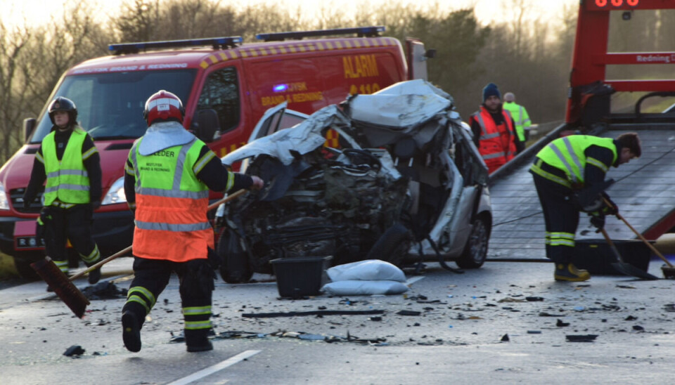 Kvinden blev dræbt ved sammenstødet med lastbilen