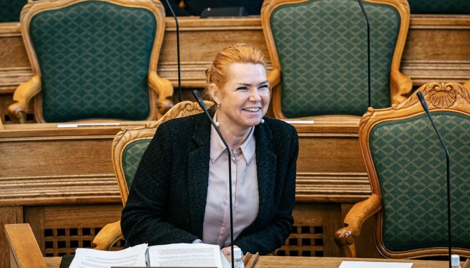 Anført af Inger Støjberg kom Danmarksdemokraterne ind i Folketinget i første forsøg. Her ses partiformanden i Folketingssalen i sidste måned.