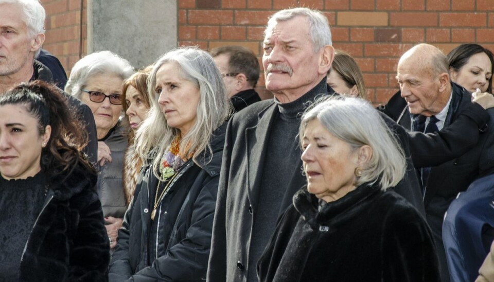 Eriks meget gode venner, Jakob og Patricia Asbæk (skuespiller Pilou Asbæks forældre red.) var der også.