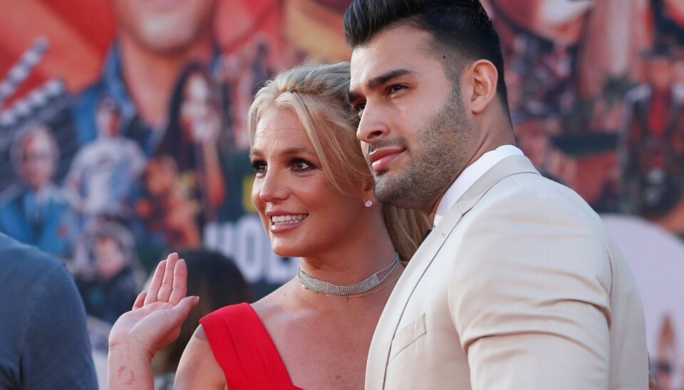 Britney Spears og Sam Asghari. Britney Spears og Sam Asghari.