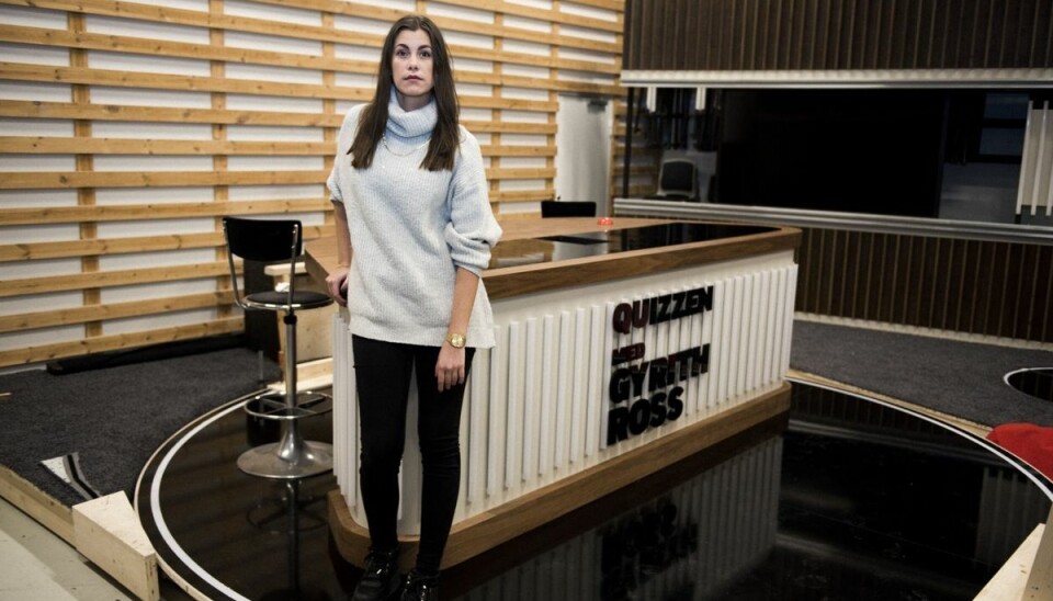 Gyrith Cecilie Ross var vært på DR-programmet 'Quizzen med Gyrith Cecilie Ross' på DR2 gennem tre år. (Arkivfoto). Gyrith Cecilie Ross var vært på DR-programmet 'Quizzen med Gyrith Cecilie Ross' på DR2 gennem tre år. (Arkivfoto).
