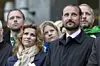 Kronprins Haakon ses her sammen med sin søster, prinsesse Märtha Louise.
