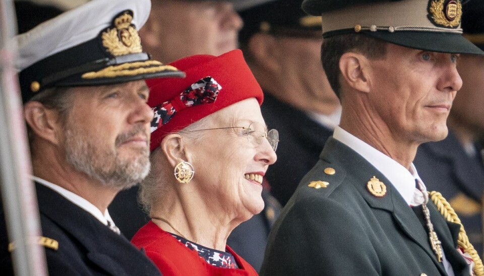 Margrethe har ikke fået syge besøg af sin søn prins Joachim.