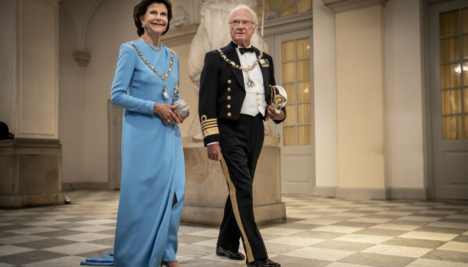 Sveriges kong Carl XVI Gustaf, der her ses med sin kone dronning Silvia. Sveriges kong Carl XVI Gustaf, der her ses med sin kone dronning Silvia.