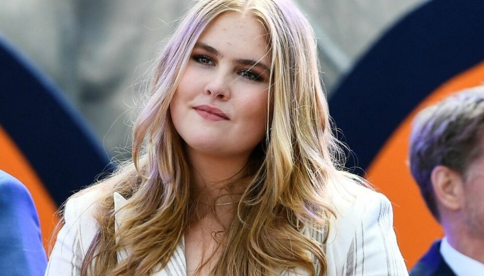 Hollands nu 19-årige kronprinsesse Amalia Hollands nu 19-årige kronprinsesse Amalia
