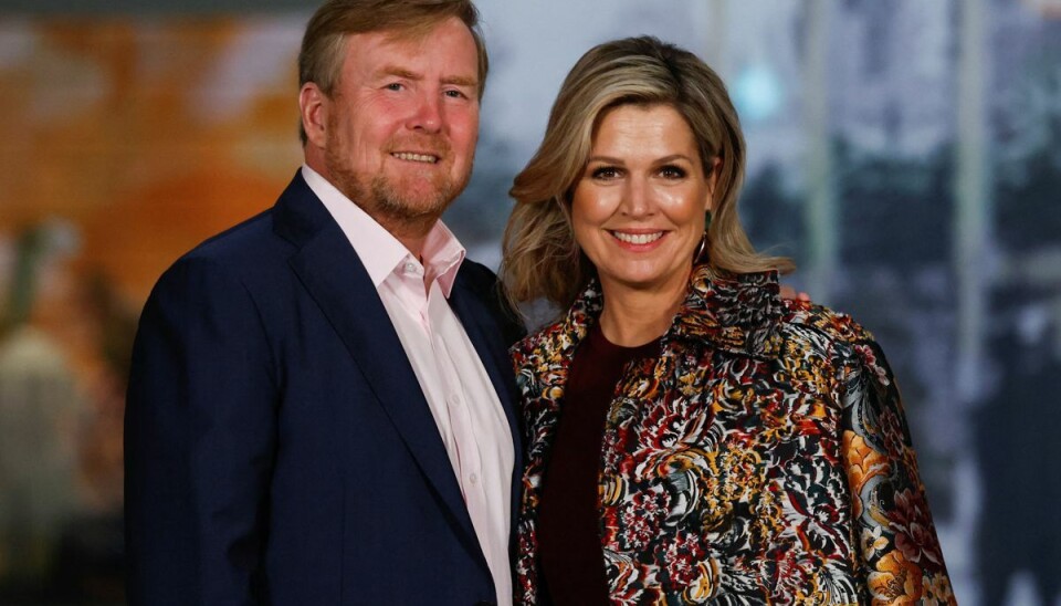 Det hollandske kongepar, kong Willem-Alexander og dronning Maxima.