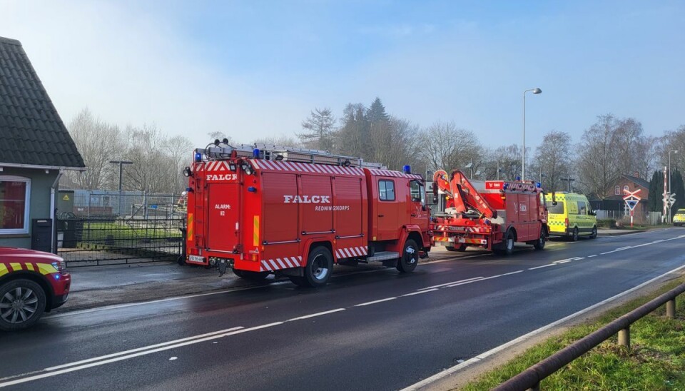 Personpåkørslen er sket ved Kirkeby Station på Fyn.