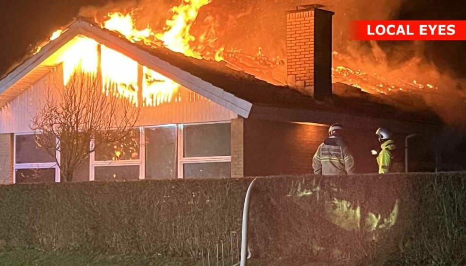 Der bliver intet tilbage af huset på Højvej i Sabro. Der bliver intet tilbage af huset på Højvej i Sabro.