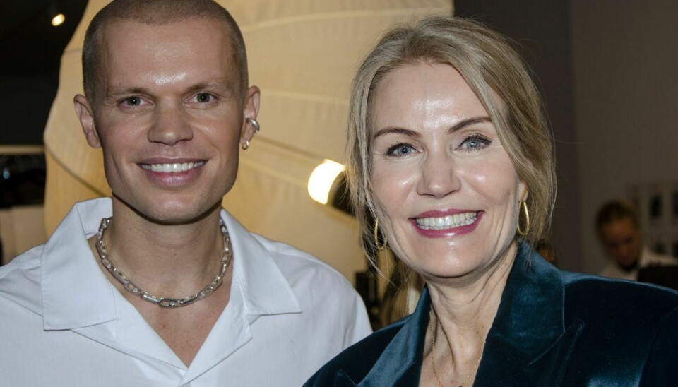 Helle Thorning-Schmidt hilste på designeren Søren Le Schmidt, som har klædt hende på ved mange lejligheder.