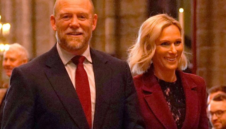 Mike og Zara Tindall.