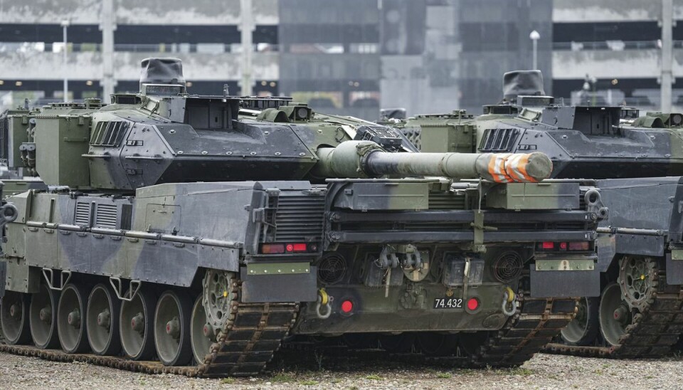 Leopard 2-tankvogne kommer nu til Ukraine fra Tyskland Leopard 2-tankvogne kommer nu til Ukraine fra Tyskland