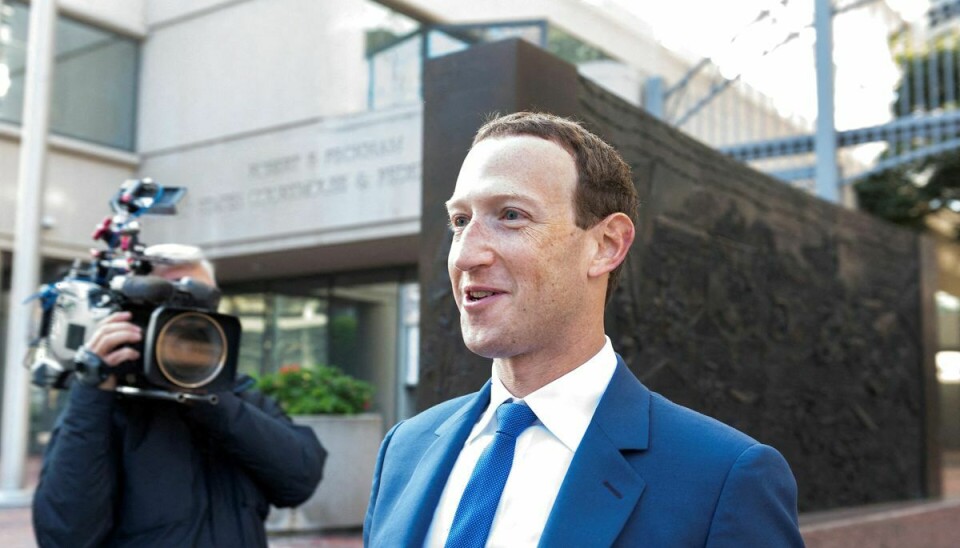 Den øverste chef Mark Zuckerberg.