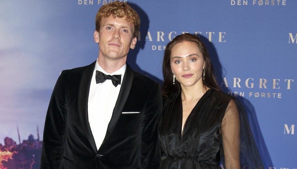 Morten Hee Andersen og Agnes Rase mødte hinanden, da de optog filmen 'Margrete den Første'. (Arkivfoto).