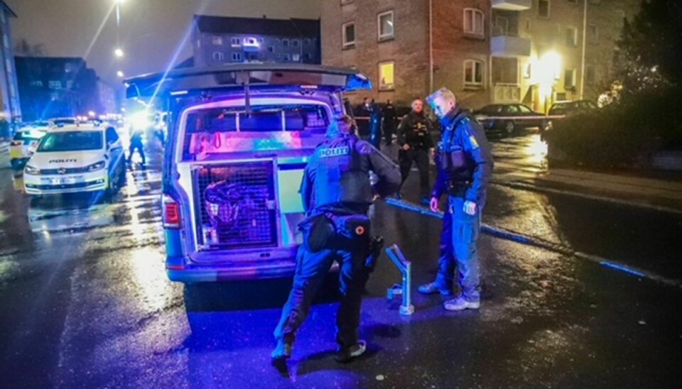 Politiet affyrede natten til mandag varselsskud i Københavns Nordvestkvarter.