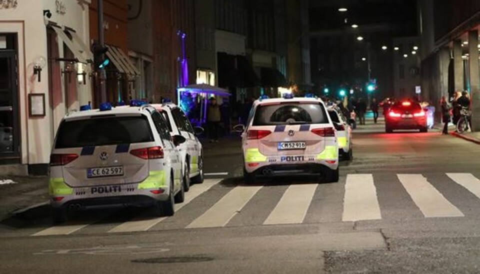 Der var masser af politi i Lille Kongensgade. Der var masser af politi i Lille Kongensgade.