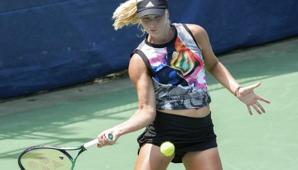 Clara Tauson tabte fredagens kvartfinale i Angers. (Arkivfoto).