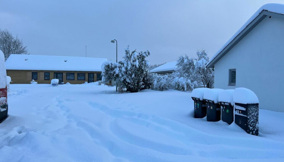 Det er så som så med snerydningen i Tinglev. Det er så som så med snerydningen i Tinglev.