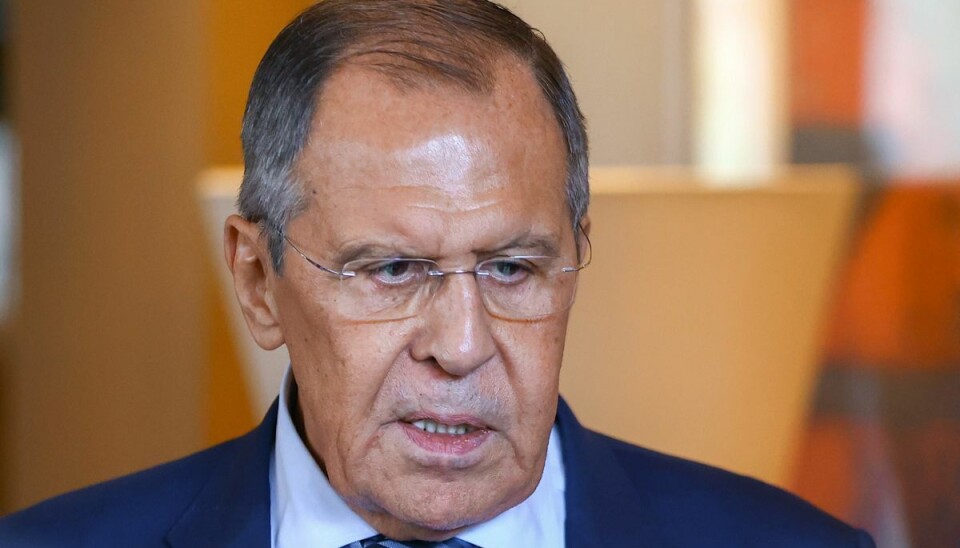 Den russiske udenrigsminister Sergei Lavrov.