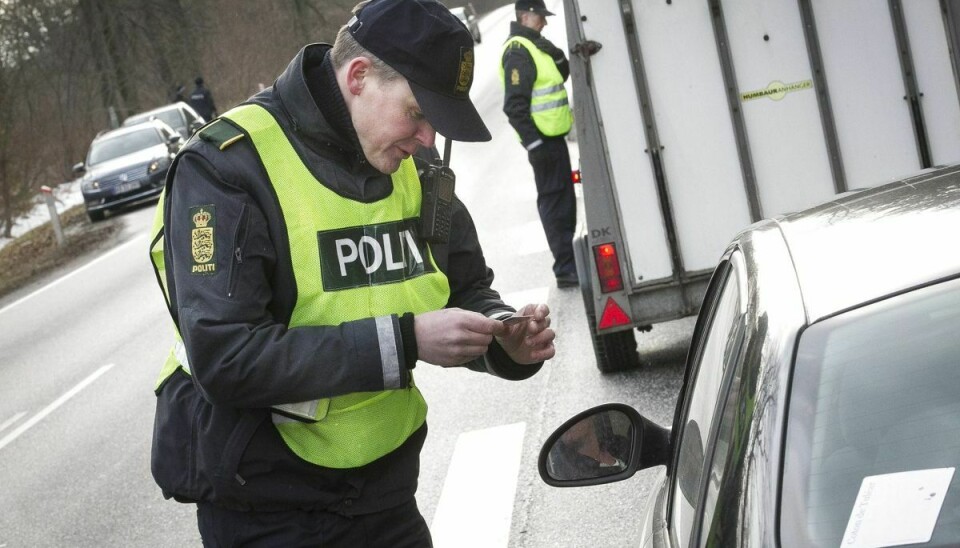 Færdselspolitiet slog endnu engang til i det vestlige Aarhus.