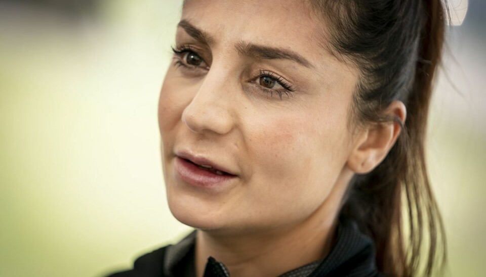 Den danske fodbold- og landsholdsstjerne Nadia Nadim. Den danske fodbold- og landsholdsstjerne Nadia Nadim.