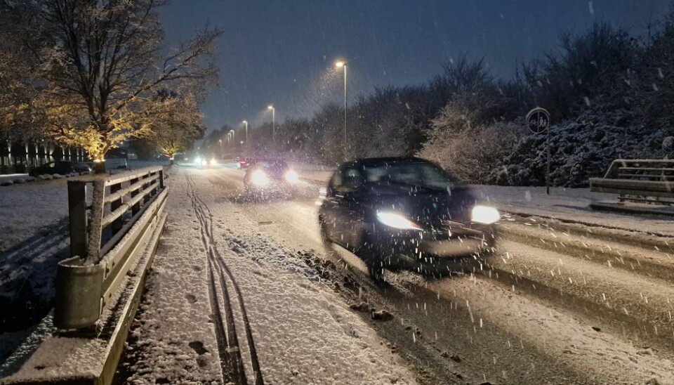 Også Hørsholm er ramt af heftigt snevejr. Også Hørsholm er ramt af heftigt snevejr.