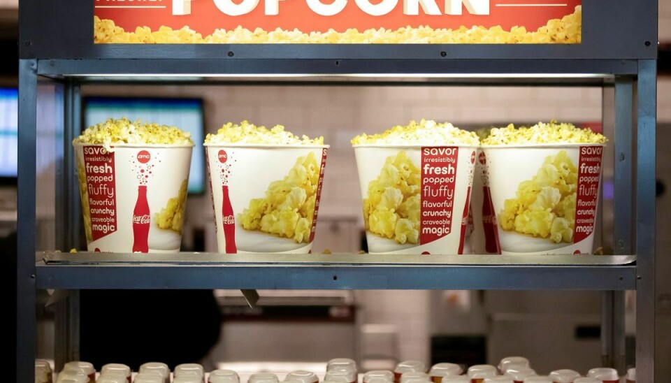 En popcornmaskine brød i brand og var årsag til, at 300 børn i al hast måtte evakueres fra biografen. Arkivfoto.