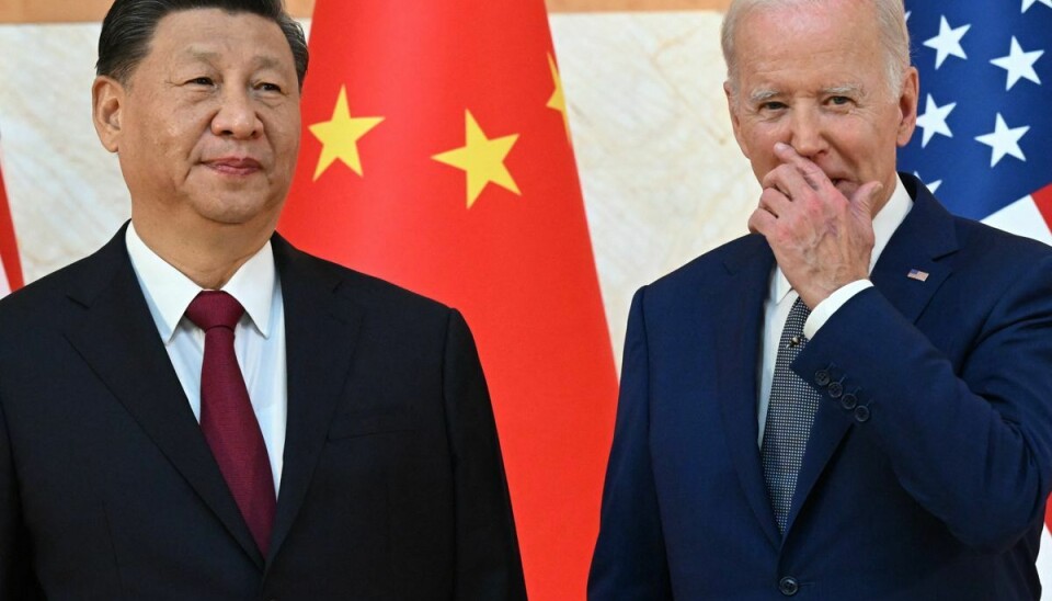 USA´s præsident Joe Biden og den kinesiske præsident Xi Jinping.