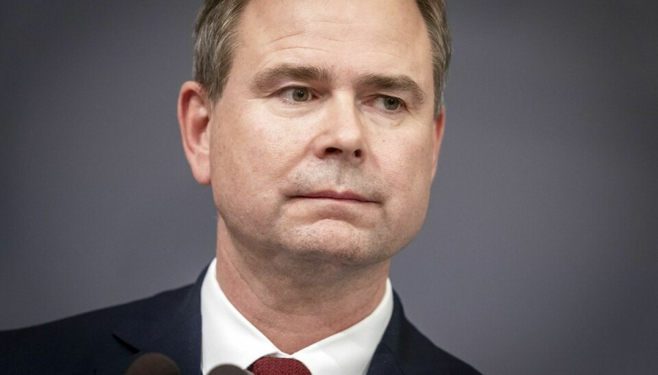 Finansminister Nicolai Wammen ër sammen med et bredt flertal i Folketinget blevet enige om hjælpepakke til inflationsramte danskere.