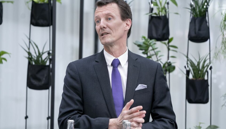 Forsvarsattache og brigadegeneral prins Joachim. Forsvarsattache og brigadegeneral prins Joachim.
