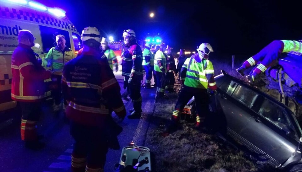 Et voldsomt sammenstød fandt sted onsdag aften. Et voldsomt sammenstød fandt sted onsdag aften.