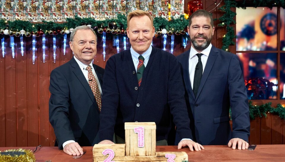 Anders Breinholt, Søren Rasted og Carsten Berthelsen er klar til at smage julens øl fra den 1. december i 'Breinholts Julekalender 2022' Anders Breinholt, Søren Rasted og Carsten Berthelsen er klar til at smage julens øl fra den 1. december i 'Breinholts Julekalender 2022'