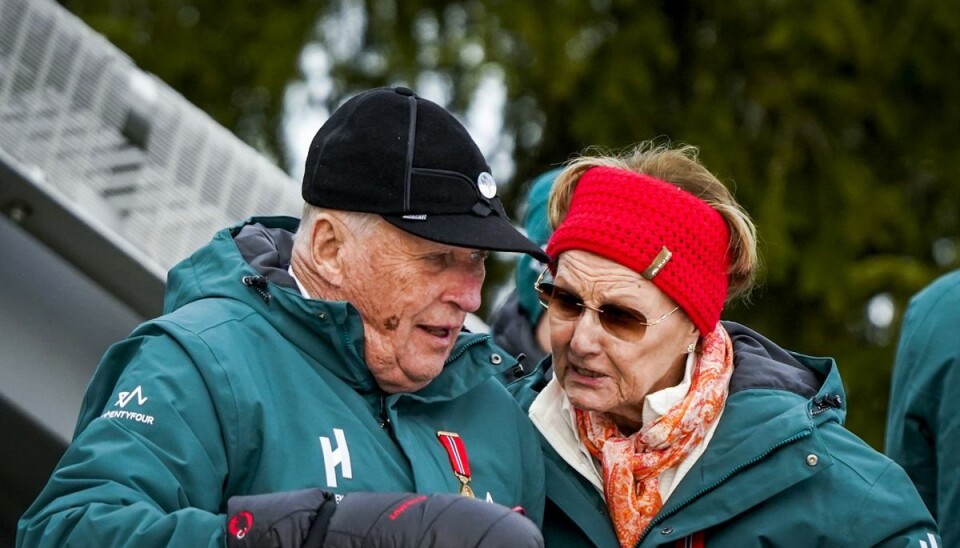 Dronning Sonja og kong Harald. Dronning Sonja og kong Harald.