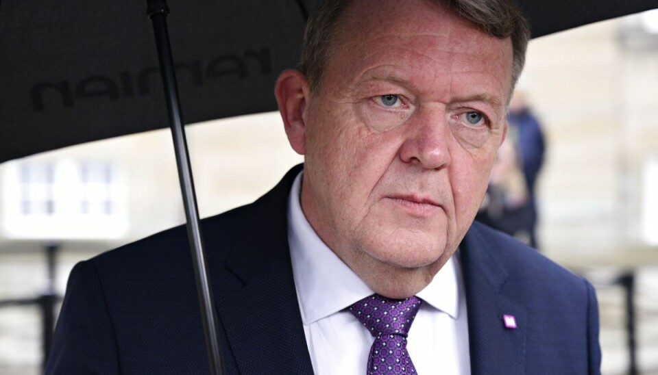 Lars Løkke Rasmussen havde formentlig intet at sige til pressen, da han drønede forbi fredag morgen. Lars Løkke Rasmussen havde formentlig intet at sige til pressen, da han drønede forbi fredag morgen.