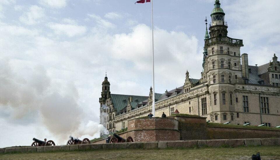 Flagtradition på Kronborg slutter. (Arkivfoto) Flagtradition på Kronborg slutter. (Arkivfoto)