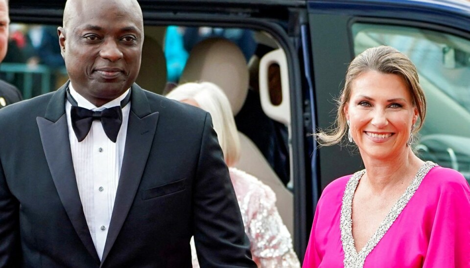 Norske prinsesse Märtha Louise og hendes forlovede, amerikanske Durek Verrett Norske prinsesse Märtha Louise og hendes forlovede, amerikanske Durek Verrett