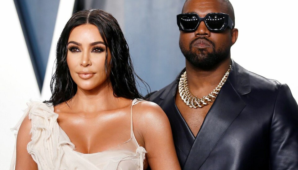 Kim Kardashian og Kanye West.