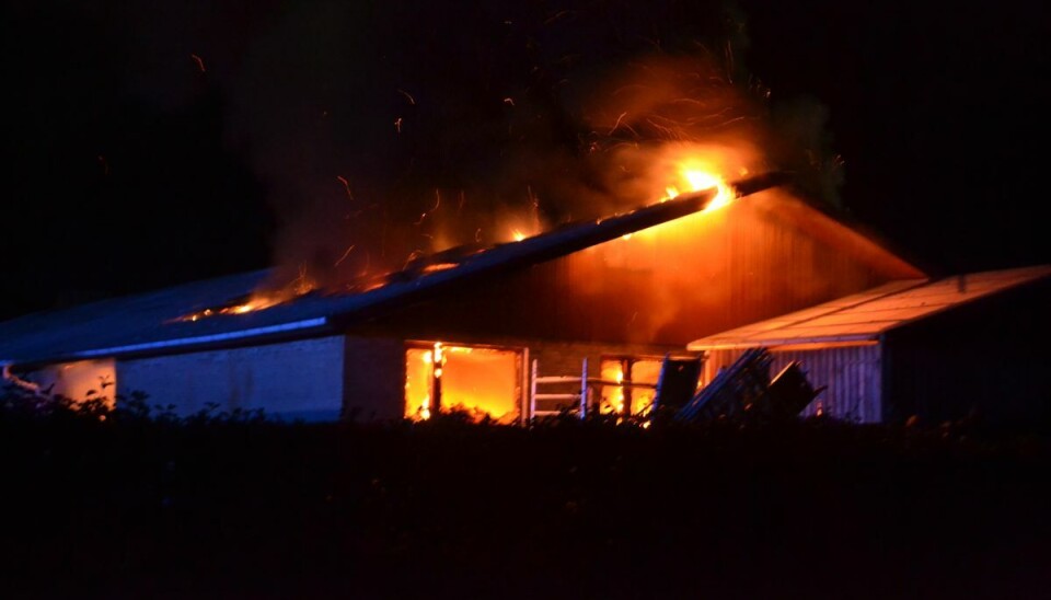 Brand i autoværksted onsdag aften. Brand i autoværksted onsdag aften.