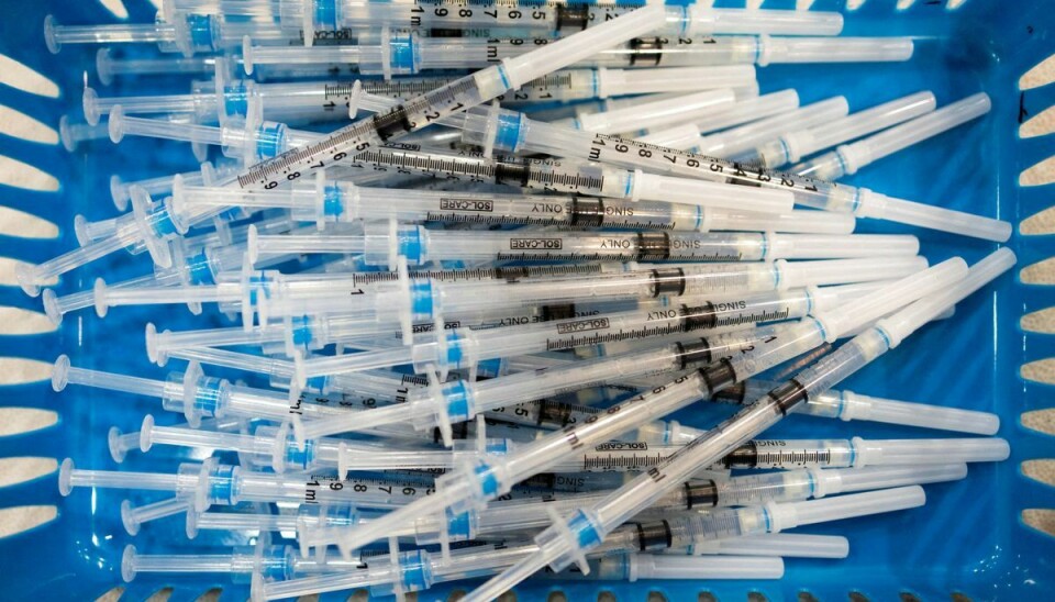 2,2 millioner doser coronavaccine, som ikke længere kan bruges, ligger på SSI's lager. (Arkivfoto).