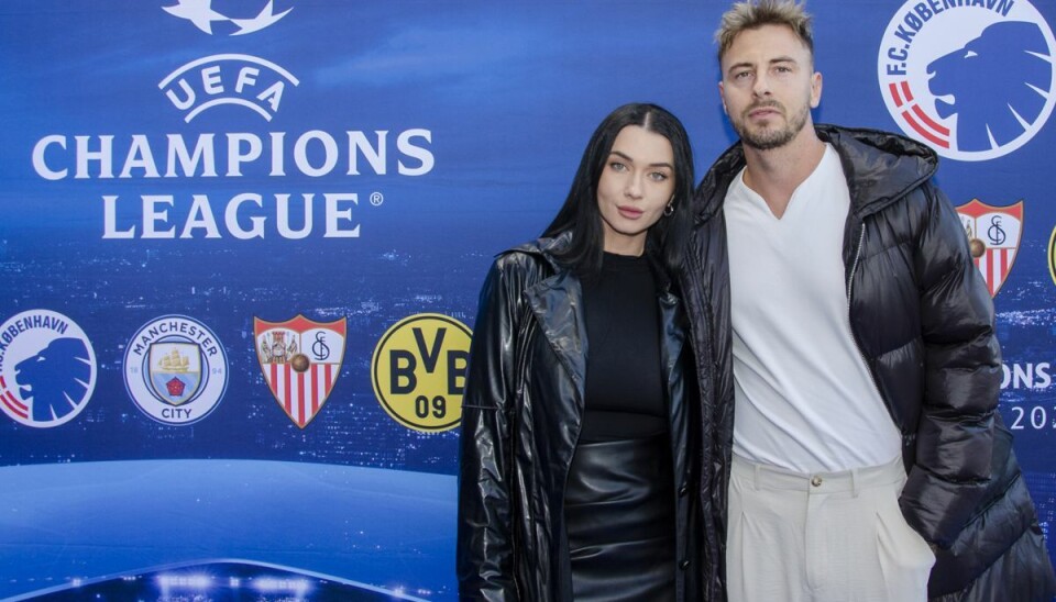 Irina Olsen og DJ Faustix var på plads i Parken ved CL-kampen mellem FC København og Manchester City tirsdag aften. Irina Olsen og DJ Faustix var på plads i Parken ved CL-kampen mellem FC København og Manchester City tirsdag aften.