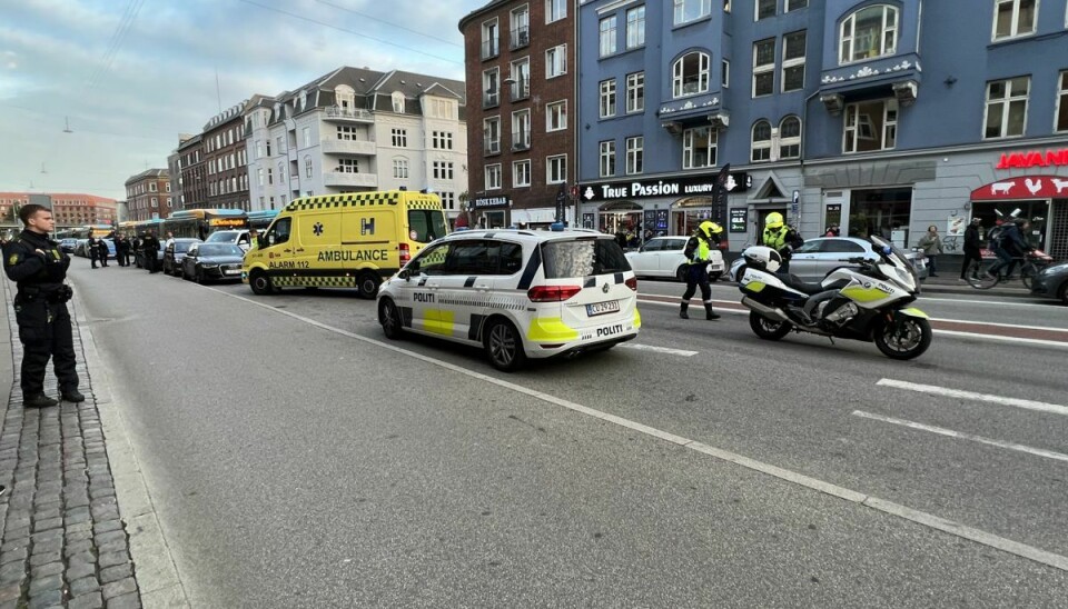 En person er blevet påkørt på Frederikssundsvej.