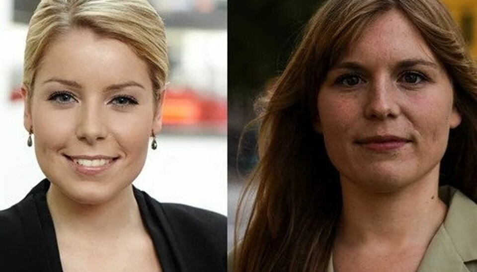 Nadia Filt (tv) og Andrea Dragsdahl er fra november værter på TV 2 News. (PR-foto). Nadia Filt (tv) og Andrea Dragsdahl er fra november værter på TV 2 News. (PR-foto).