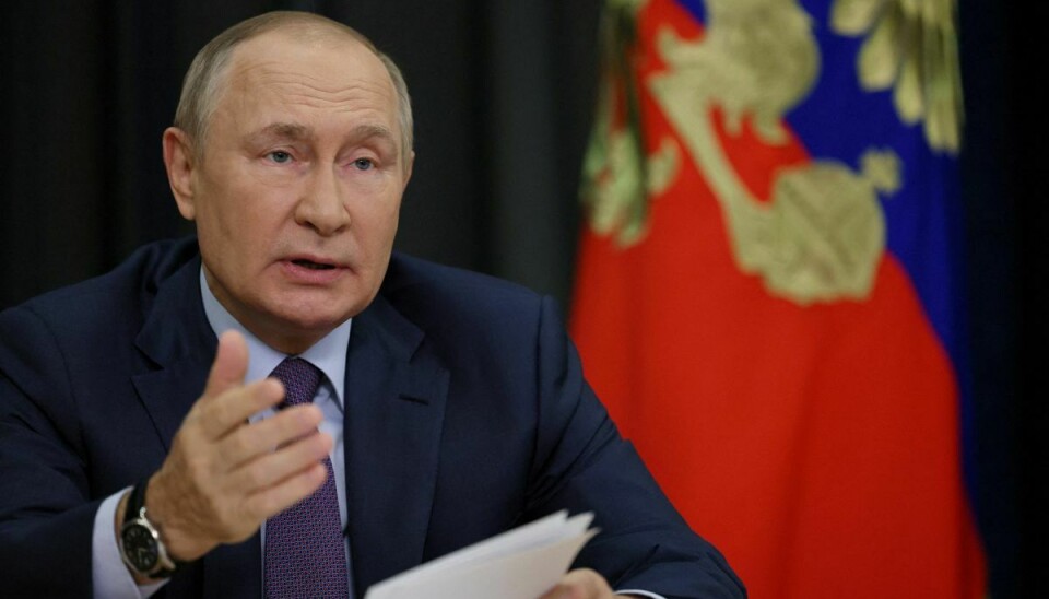 Putin mener efter alt at dømme ikke, at de har noget at gøre med den omtalte gas-lækage at gøre.