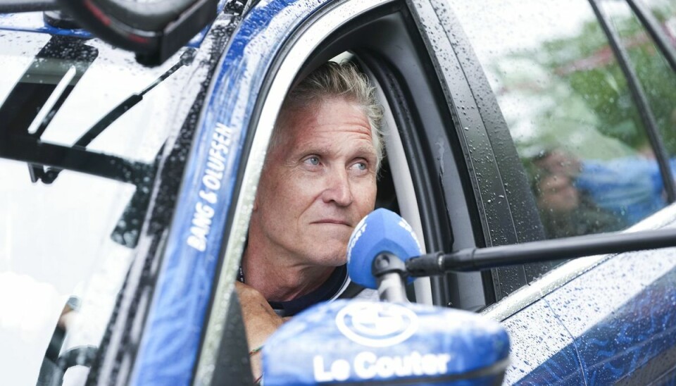 Brian Holm har som sportsdirektør ikke haft fine fornemmelser. Han tog et linjeløb i Give lige så seriøst som en Tour de France-etape. Og så prøvede han altid at undgå at rive sig med af store følelser, uanset om hans ryttere styrtede eller cyklede først over målstregen. (Arkivfoto).