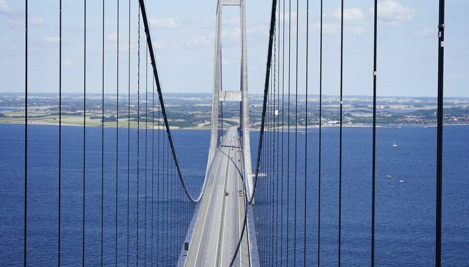 Storebæltsbroen lukker onsdag aften.