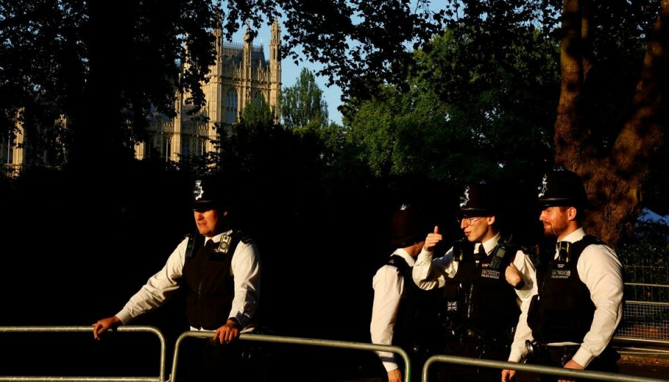 To politibetjente er blevet stukket ned i London. En mand er blevet anholdt. (Arkivfoto).