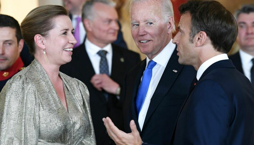 Mette Frederiksen og Joe Biden var begge til Nato-topmøde i juni i Madrid.