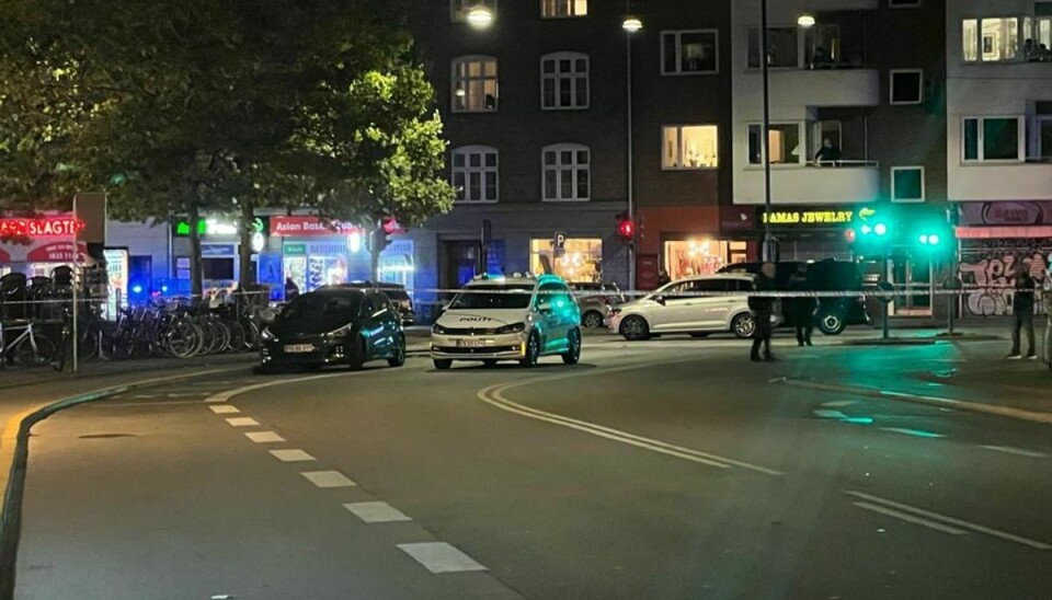 Politiet har spærret et område af på Frederikssundsvej.