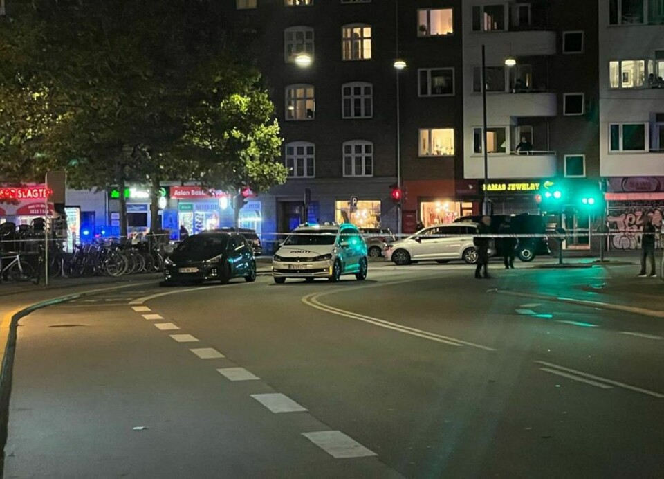 Politiet har spærret et område af på Frederikssundsvej.