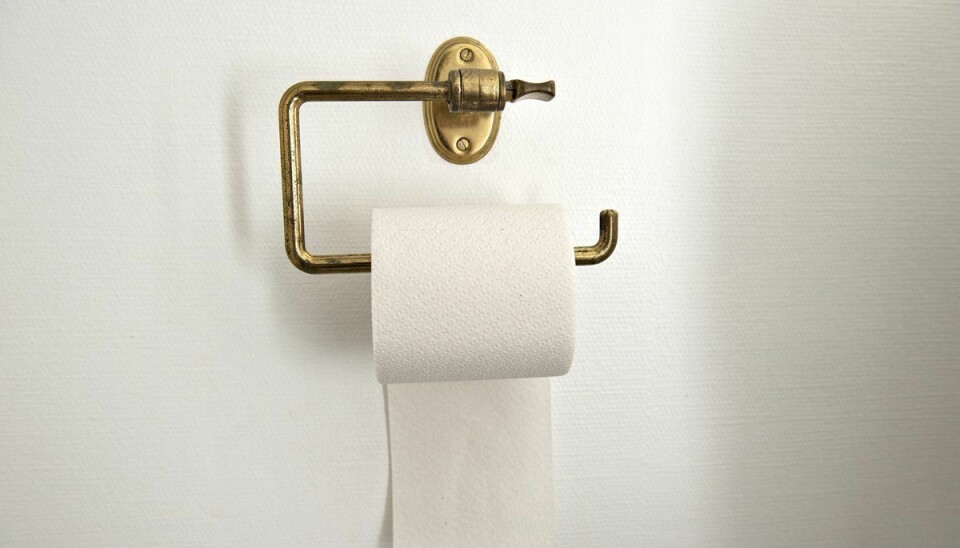 Toiletpapir på holder. (Arkivfoto)